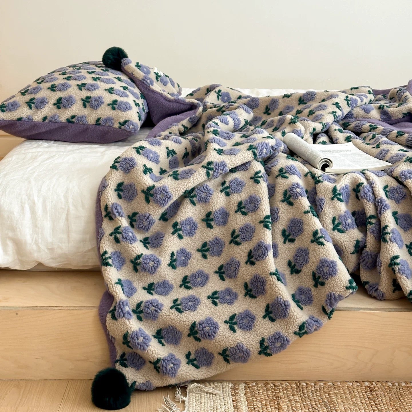 natural organic flower blanket (5design) オールシーズン使える万能