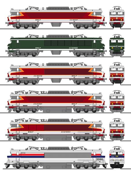 フランス国鉄CC6500/21000形電気機関車 : 56kumaの趣味日記