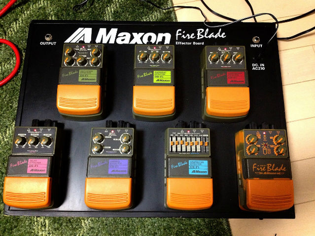 ☆ペダル検証 第56弾 Maxon Fire Blade Effector Board編 : ジナパパ