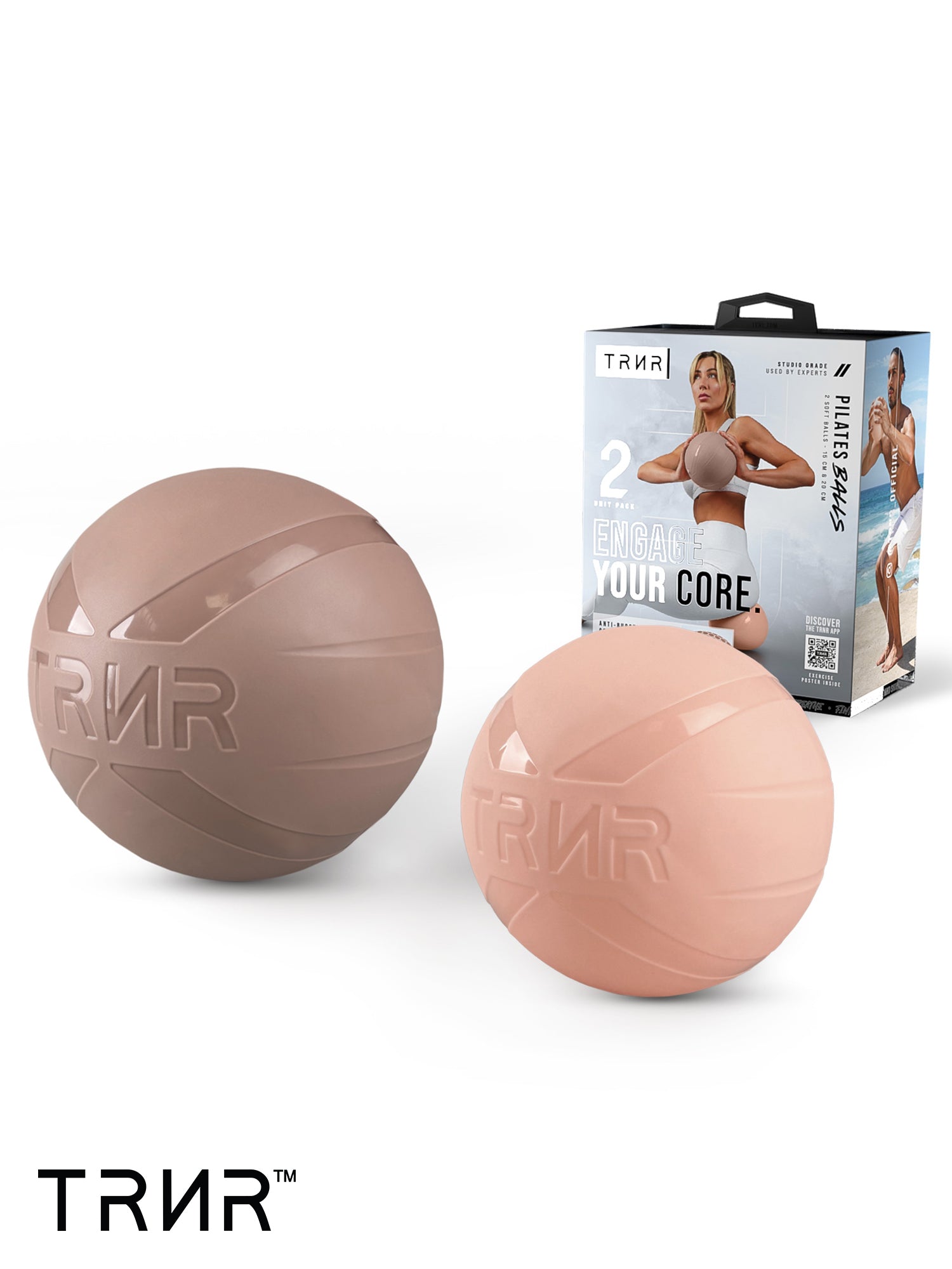 TRNR Pilates Balls - Nude & Clay ｜PLT5 – Puravida! ショップ ヨガ