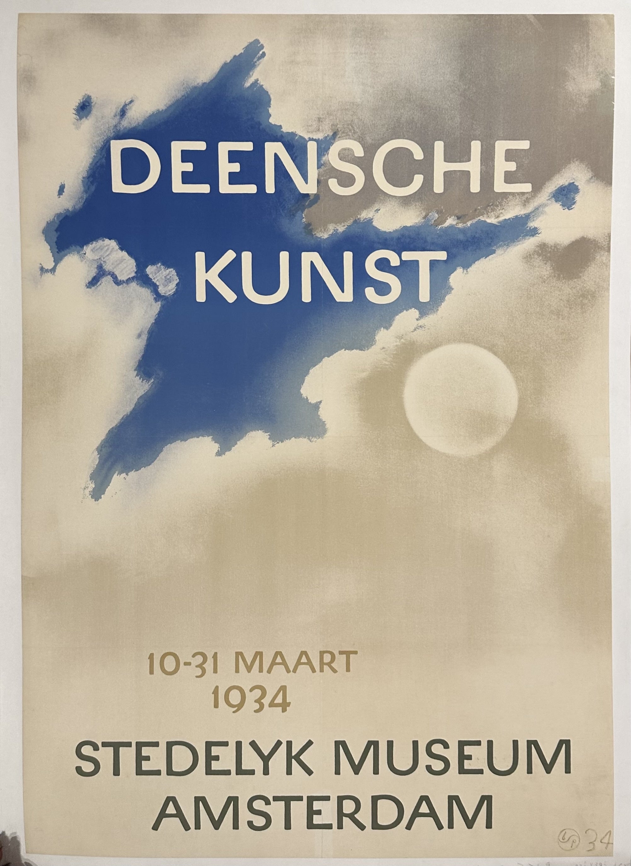 Deensche Kunst Stedelijk Museum Amsterdam – Poster Museum