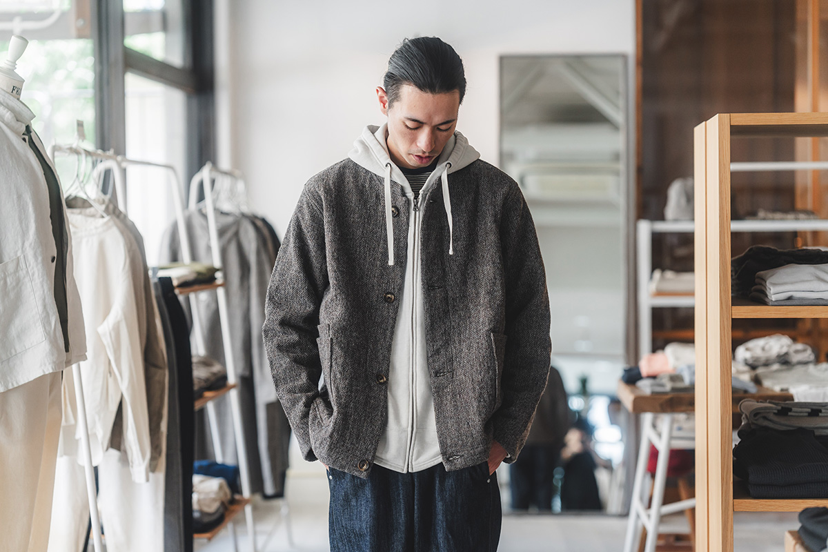 2023 AW – UNISEX PICK UP ITEM – tweed outer - quadro (クオドロ