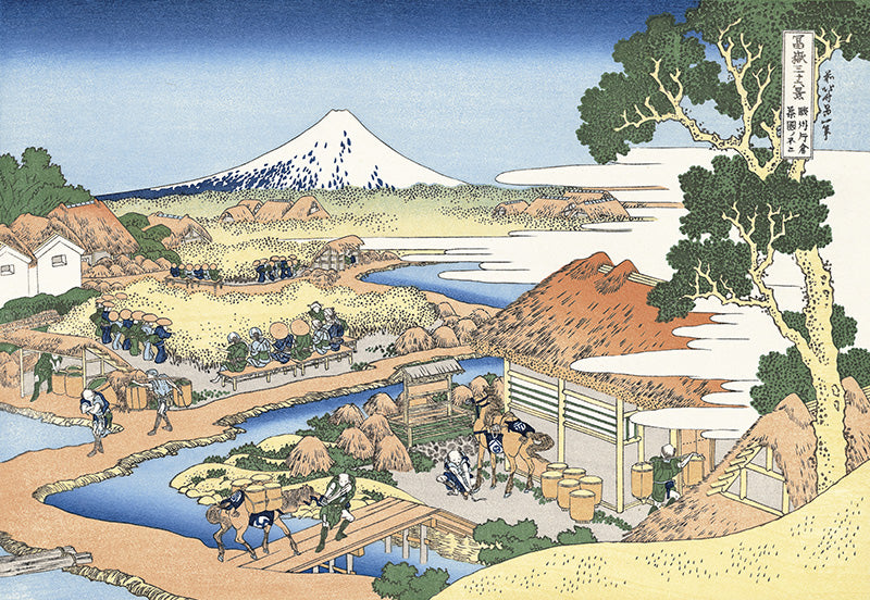 Katsushika Hokusai（葛飾北斎） 葛飾北斎「富嶽三十六景 駿州片倉茶園
