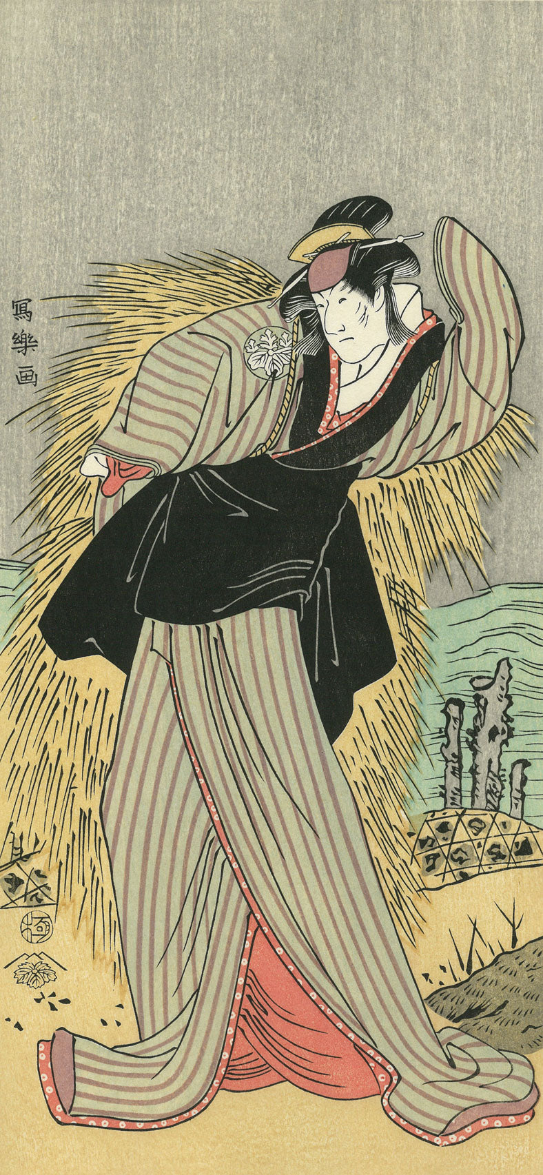 Toshusai Sharaku（東洲斎写楽） 東洲斎写楽「中山富三郎 さざ波辰五郎