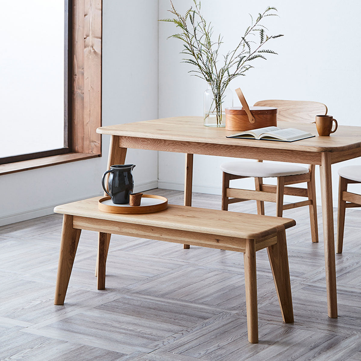 ベンチ150 バレーナ OAK ｜家具・インテリア通販の関家具【公式】