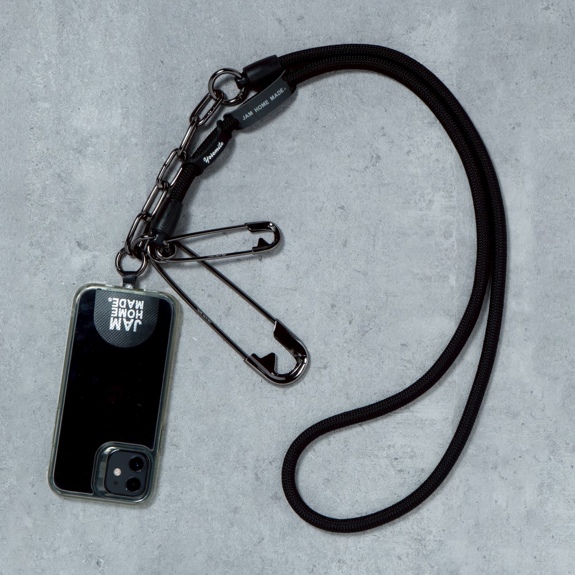 JAM HOME MADE×YOSEMITE 4NK multi CORD CHAIN LONG ブラック