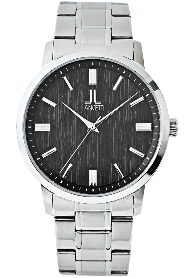 ランチェッティ ソーラー 3針モデル LT6879-BK メンズ ブラック