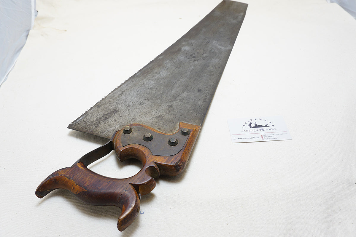 CA 1860 WHEELER MADDIN & CLEMSON NO. 27 CROSSCUT SAW - SHARP