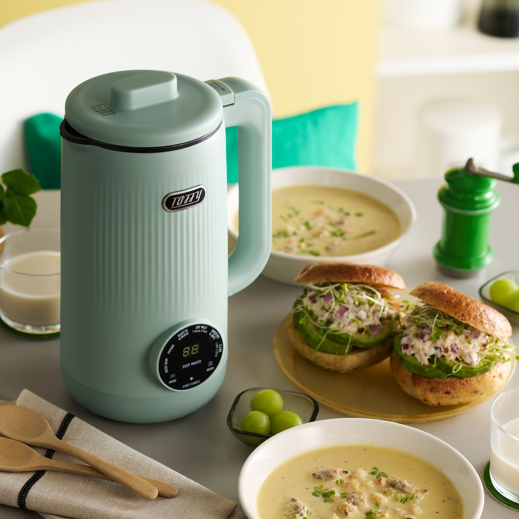 Toffy オートスープブレンダー〈セラミックコートタイプ〉 ｜ Toffy