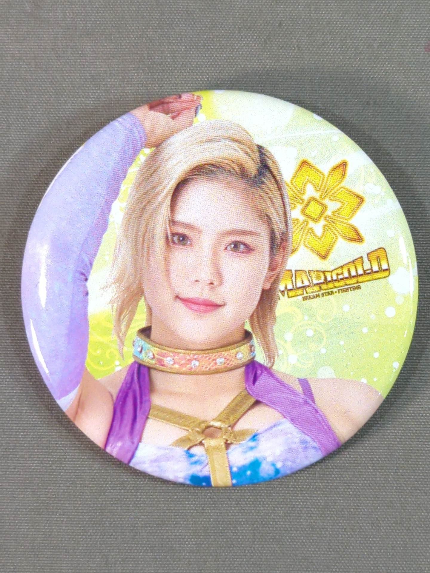 女子プロレス マリーゴールド 非売品 缶バッジ 天麗皇希 缶バッチ 女子