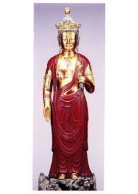 木造十一面観音立像(町指定文化財)／須恵町