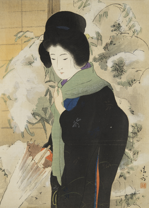 鏑木清方と鰭崎英朋 近代文学を彩る口絵 ―朝日智雄コレクション | 太田