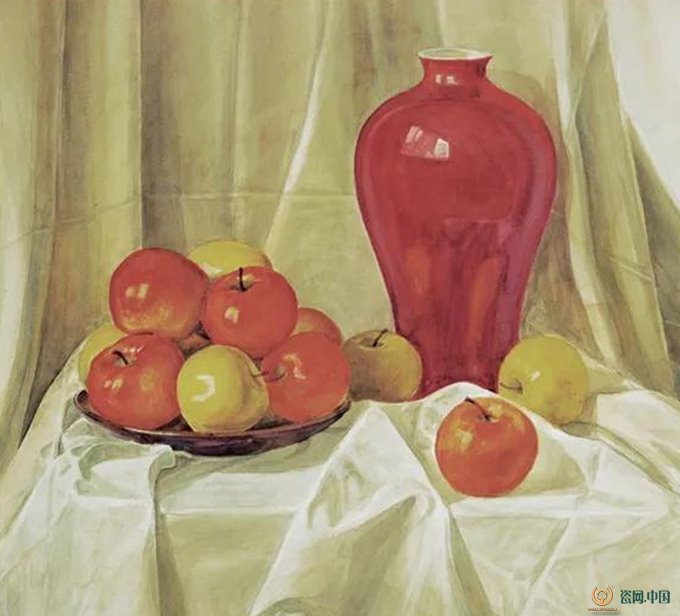 尹干彩画艺术——静物水彩写生作品