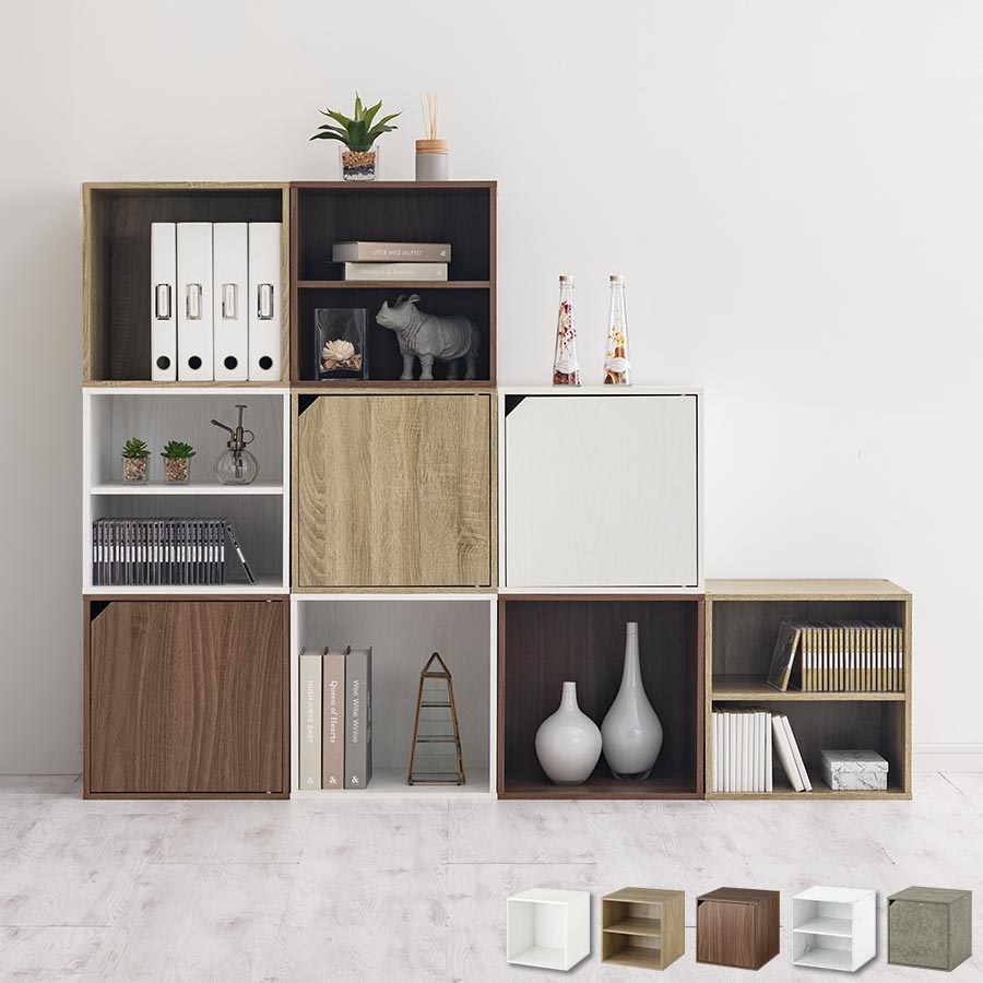 キューブボックス収納 幅40cm 本棚 ラック おしゃれ ぼん家具