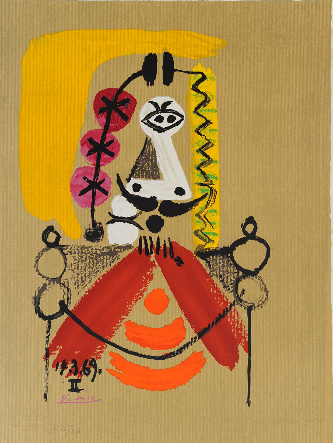 Pablo Picasso Portrait Imaginaire - 14.3.69. II – Goldmark