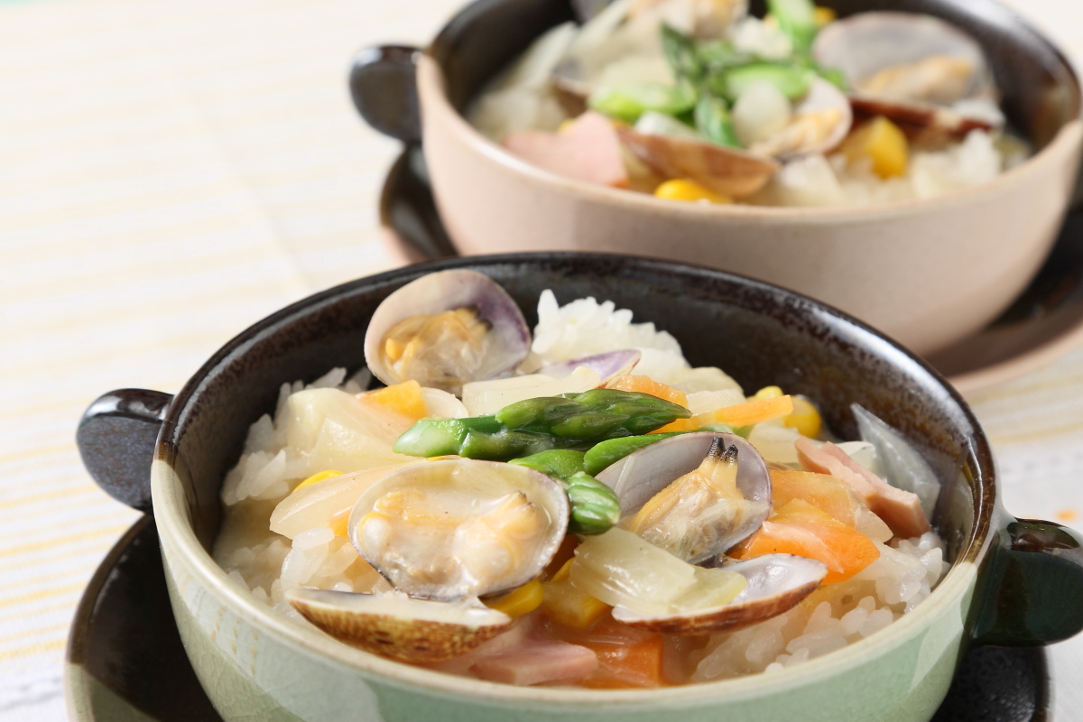 クラムチャウダースープごはん « 株式会社ひめライス