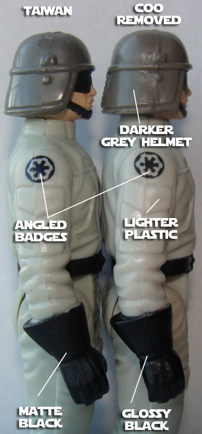 Star Wars Vintage action figure variation guide : AT-ST Driver