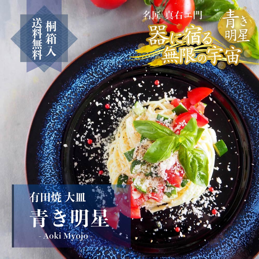 有田焼】大皿 ”青き明星”- JTOPIA