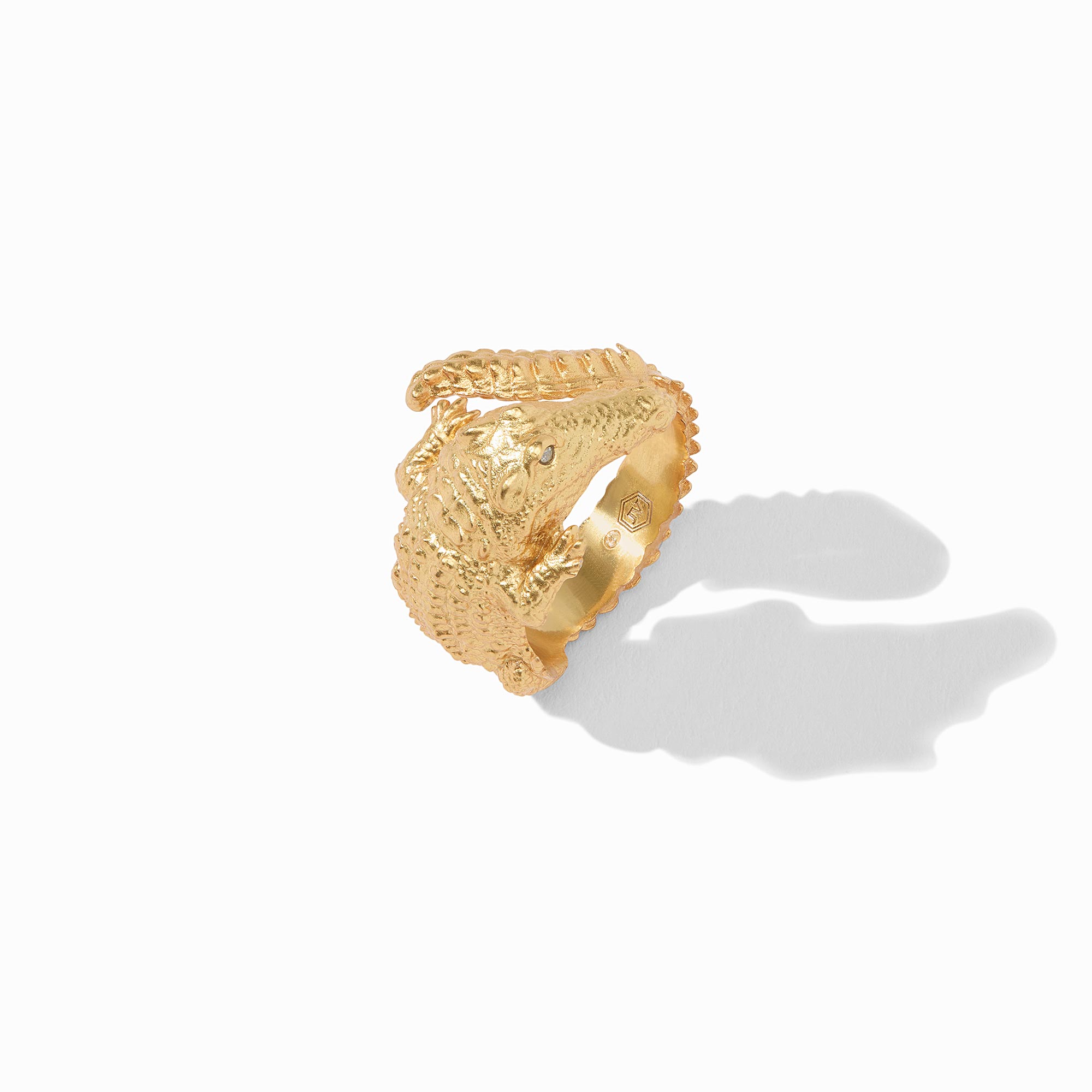 Alligator Ring - Gold Statement Ring | Julie Vos