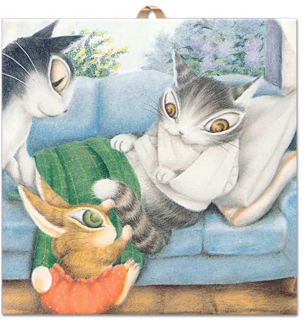 ダヤン わちたふぃーるど ものものアートタイル 河口湖木ノ花美術館 猫