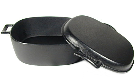 岩鋳・平型万能鍋 両手万能鍋／本場盛岡南部鉄器／こだわりやさん．com