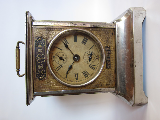 角形オルゴール時計 精工舎 - アンティーク置時計