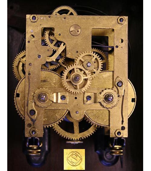 ライン他 座敷時計各種 - スリゲル型 精工舎