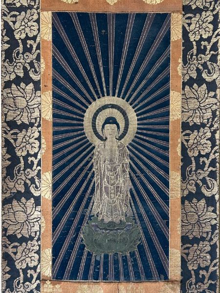 福井県越前市】阿弥陀如来の掛軸修復・仕立て直し｜丸山表具店