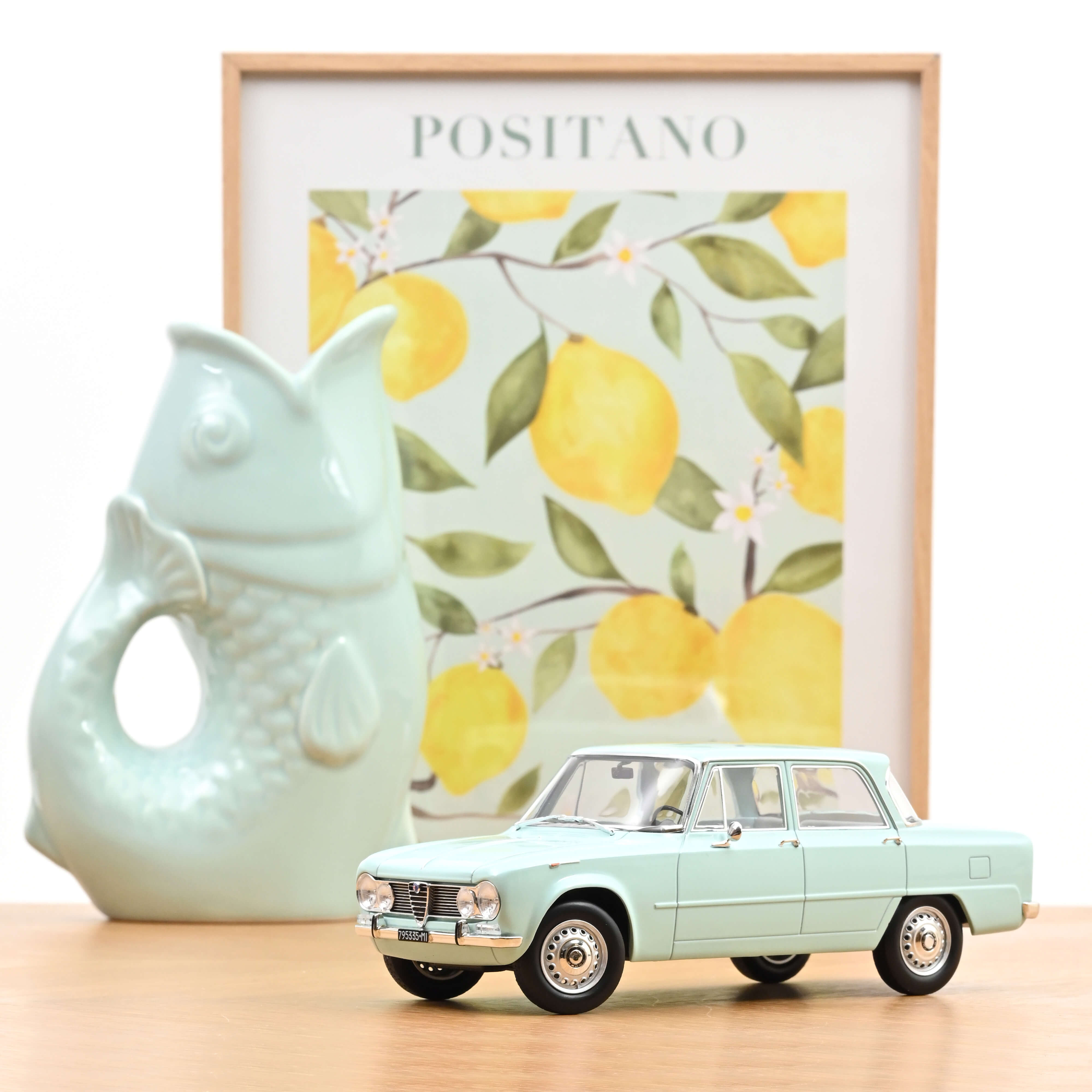 Alfa Romeo Giulia TI 1964 Bleu Ciel 1/18 – Norev