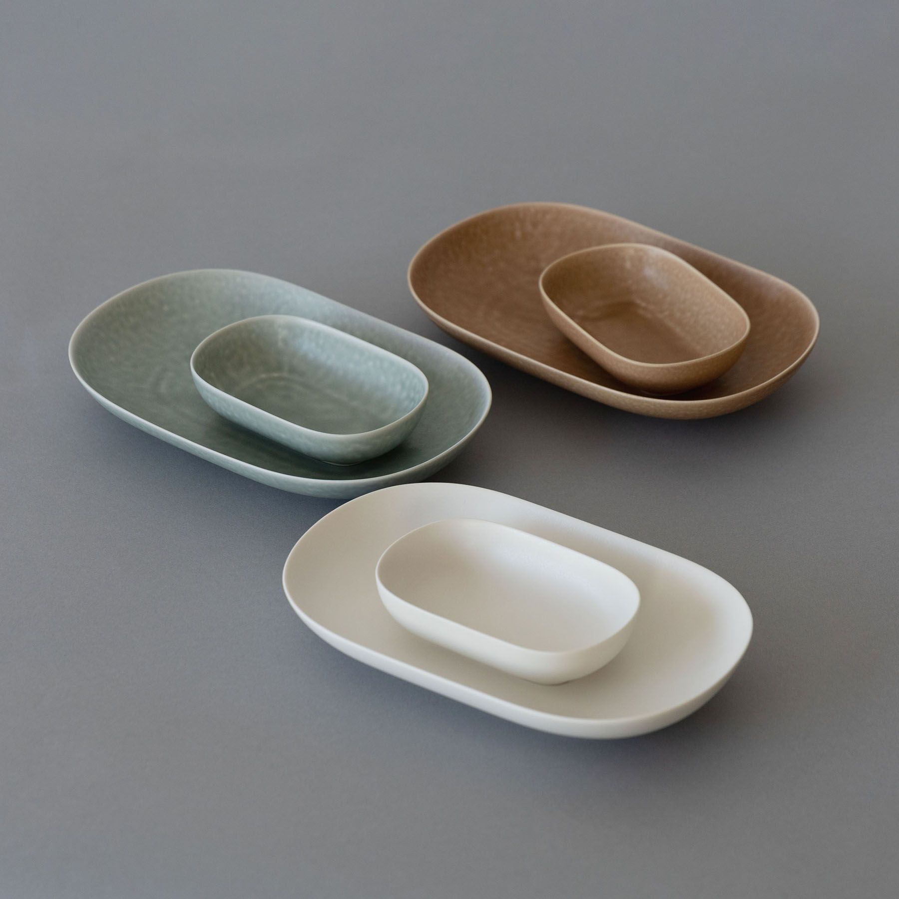 yumiko iihoshi porcelain／ReIRABO oval plate｜皿・器｜オルネ ド