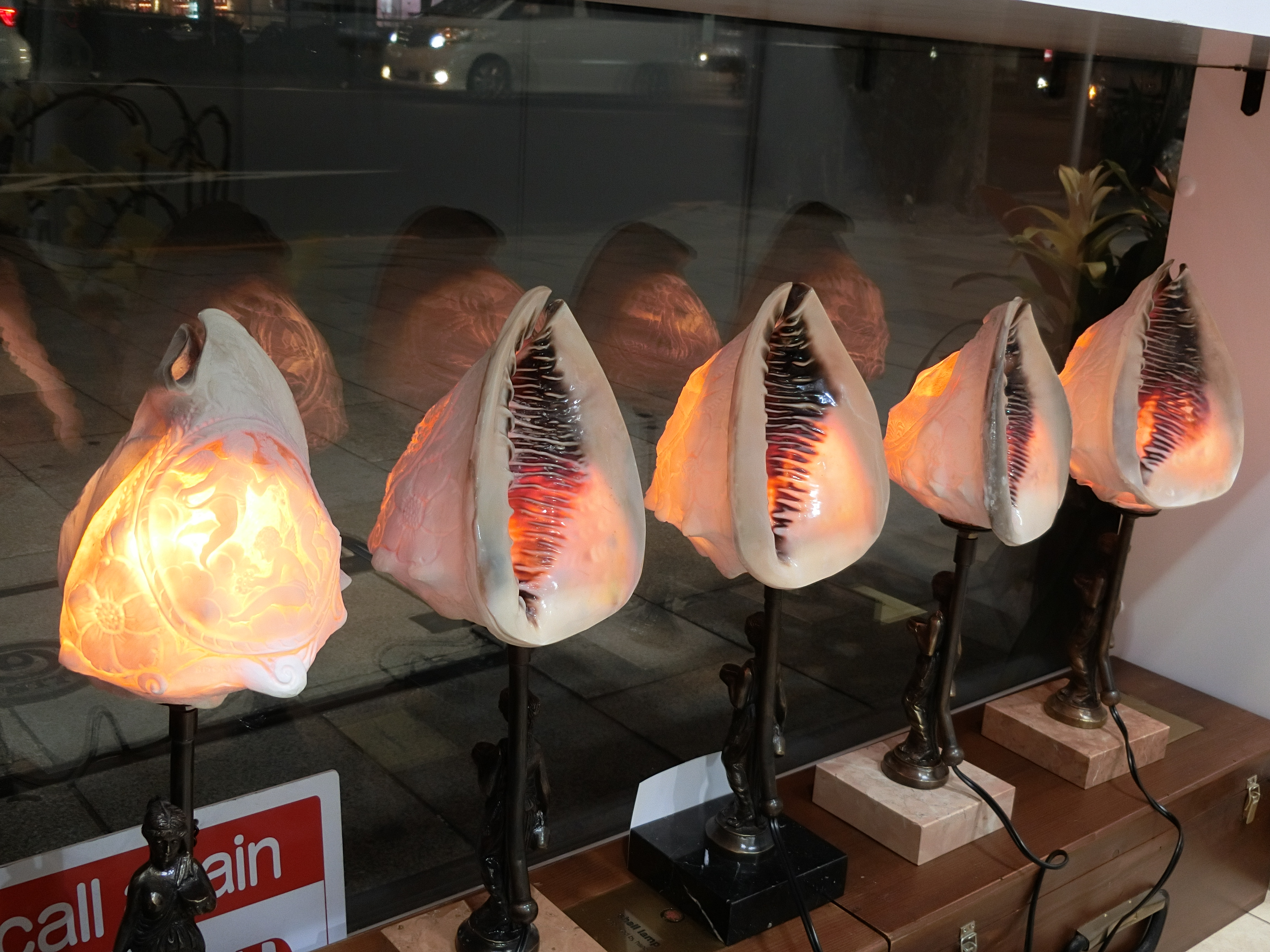 ☆シェルカメオランプ ずーっとながめていられます☆ レガーロダル