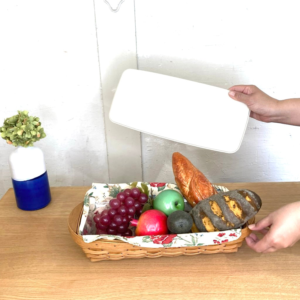 ロンガバーガー / Longaberger バスケット 蓋つきかご 中古