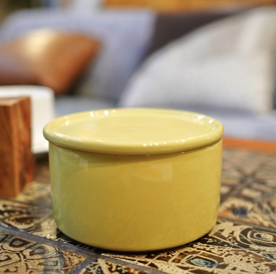 アラビア / ARABIA キャニスター イエロー フィンランド 北欧 シンプル