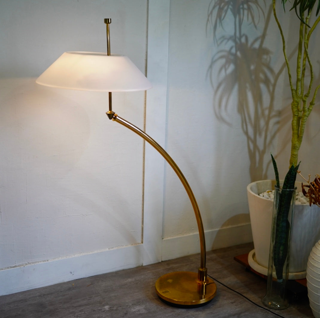 ヤマギワ / YAMAGIWA 真鍮フロアライト アーチフロアランプ S215K 真鍮