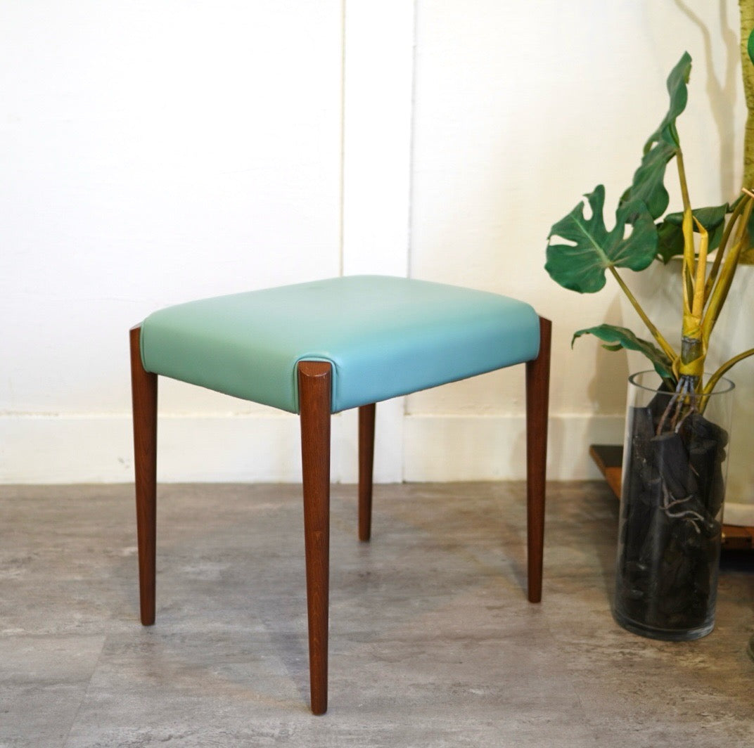 日進木工 スツール NCS-407 北欧スタイル グリーン 中古 椅子