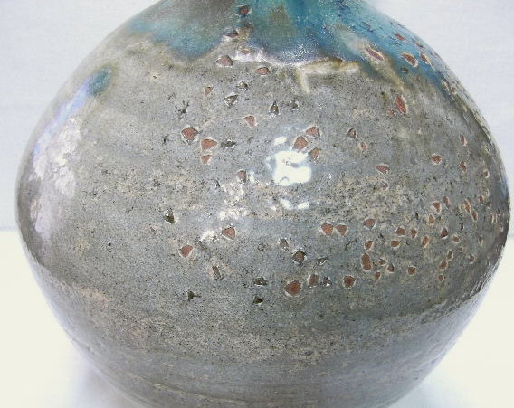 会津本郷焼 青釉掛け大徳利 | 骨董 通販