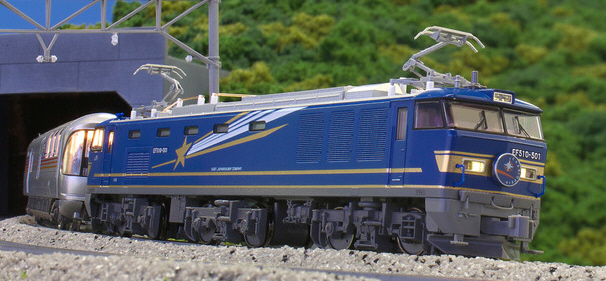 鉄道模型専門店 通販 EF510 500番台北斗星色 電気機関車 N