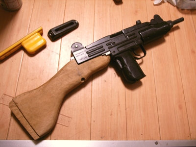 UZI用木製ストックの製作 | ボウコウの雑記帳