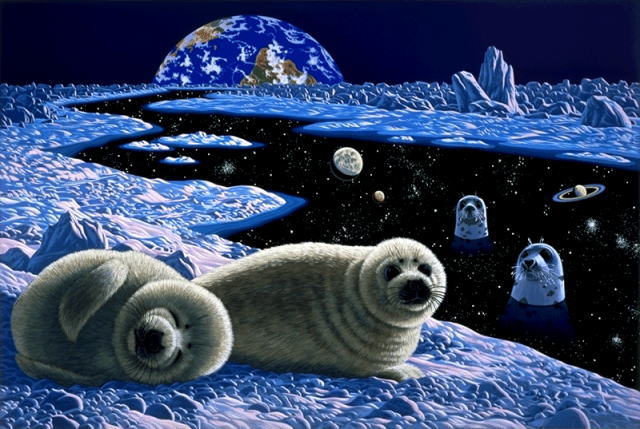 海象神社(せいうちじんじゃ)～奉納画～