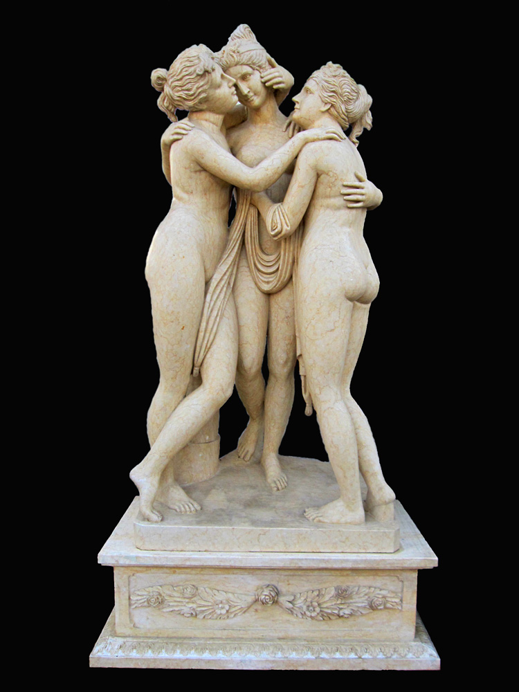 天然大理石彫刻 『三美神』 【株式会社 増樹】