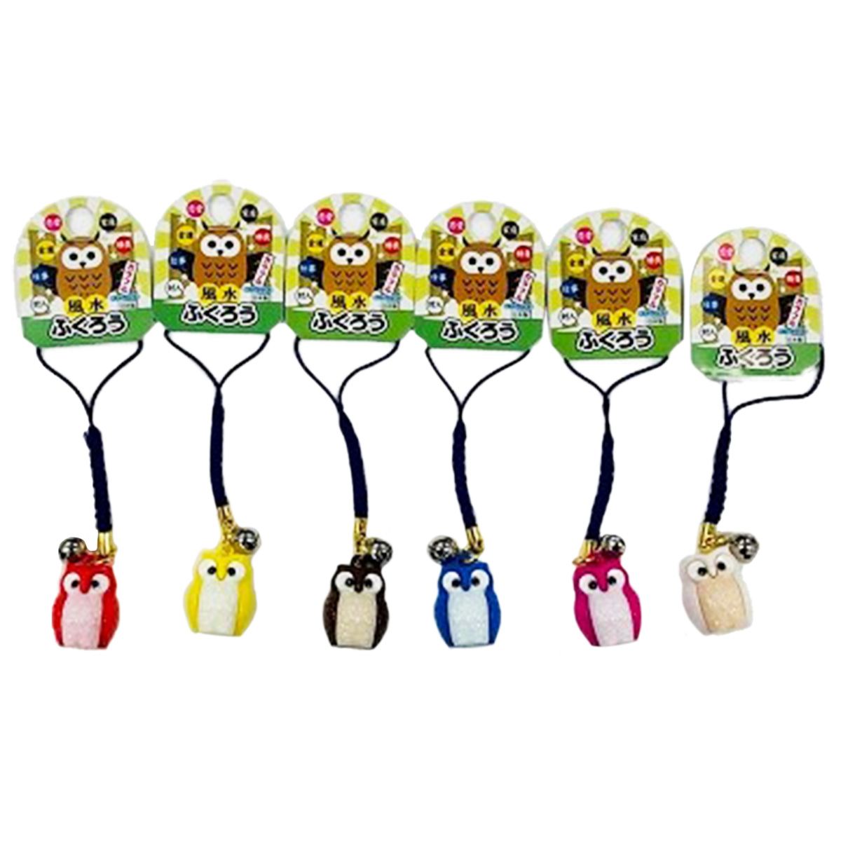 まとめ買い】2930 風水ふくろうカラフルストラップ 9001/334660 | ワッツ