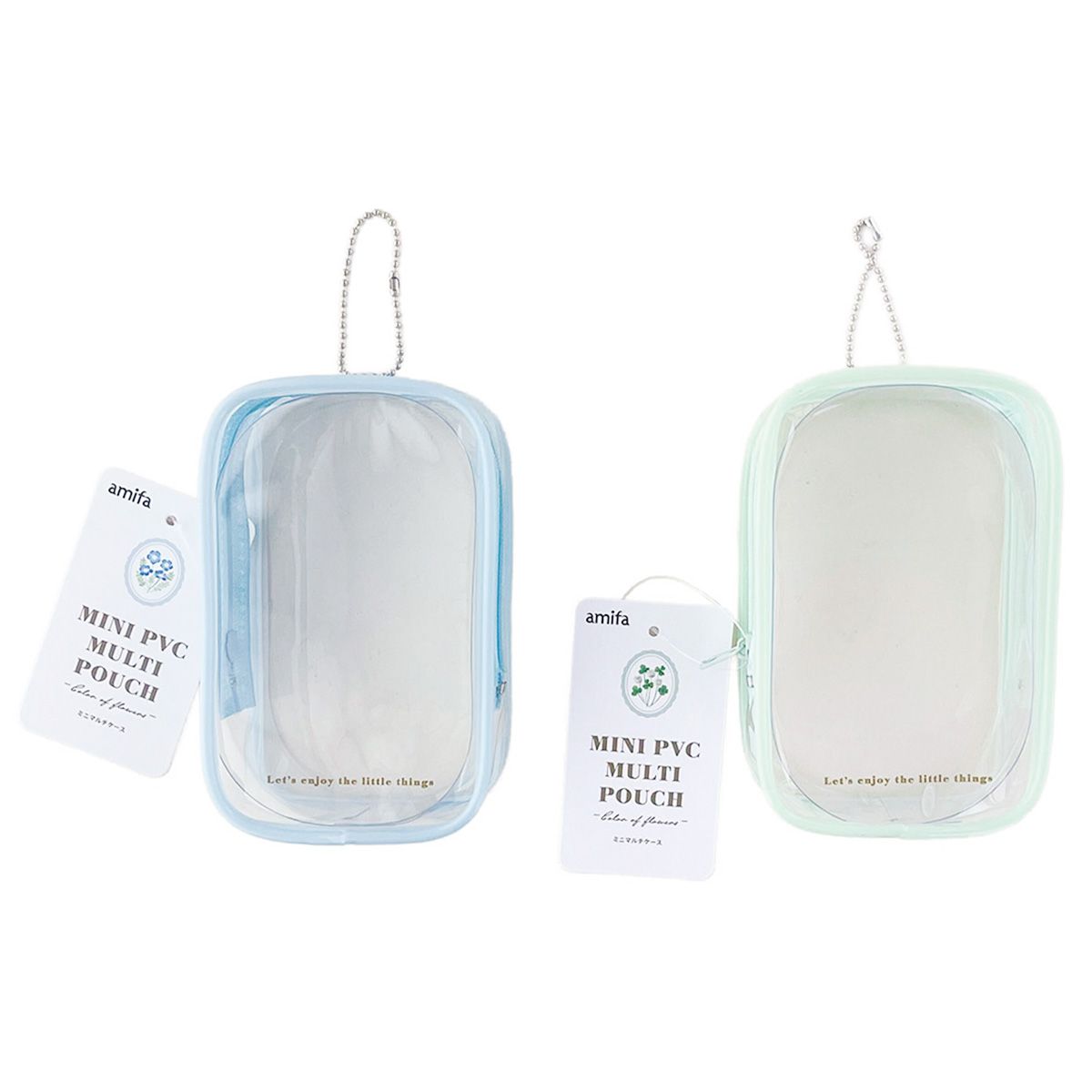 まとめ買い】ぬいぐるみポーチ クリア ミニマルチケース Color of