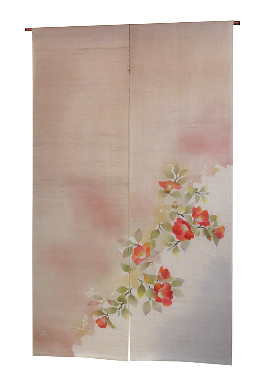 京都 遊彩】和風 のれん・タペストリー・麻生地 / のれん/ 麻のれん