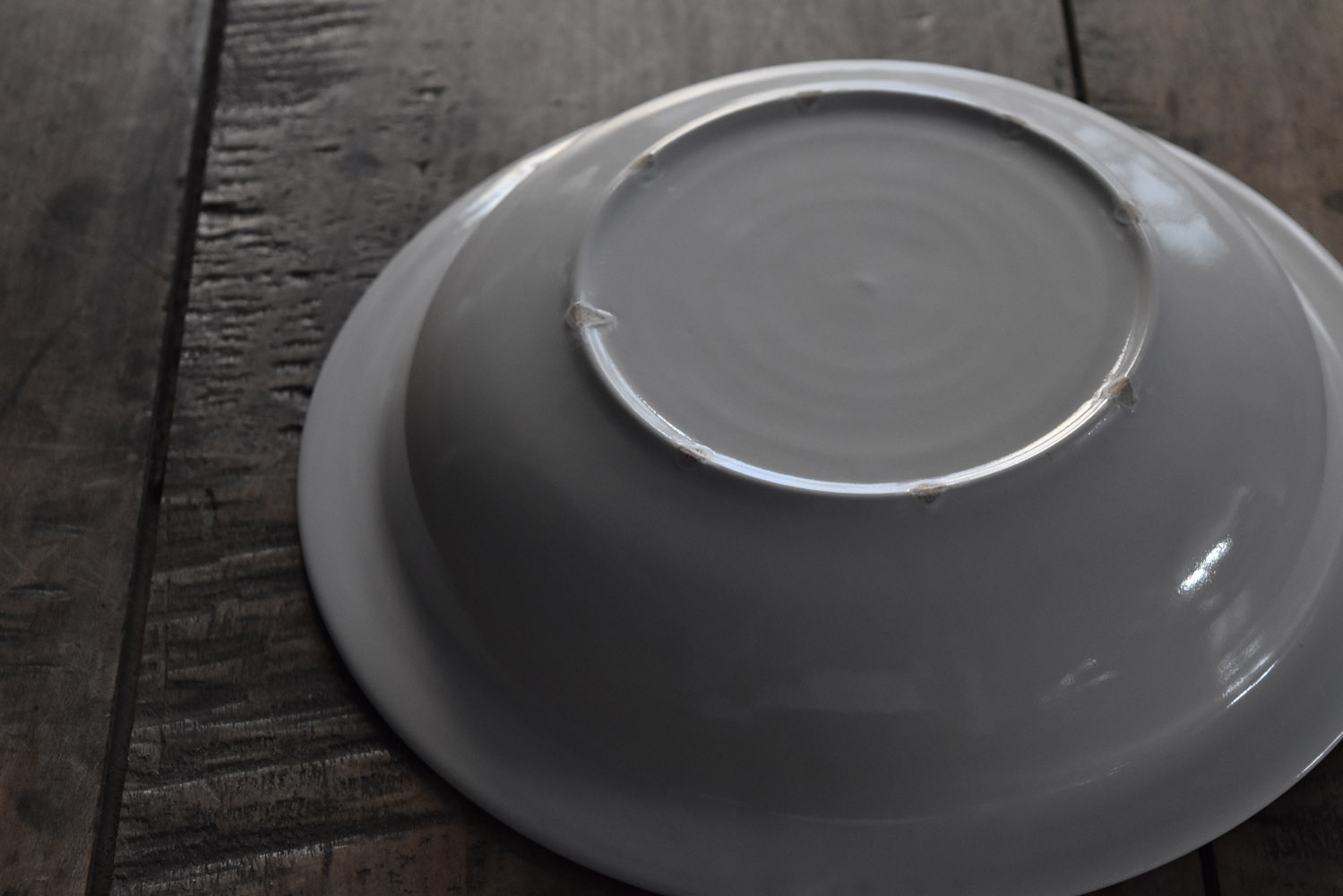 リム皿　岡田直人 美品】岡田直人 *リムプレート 26cm*食器お皿器作家【陶器】(wa87-2506