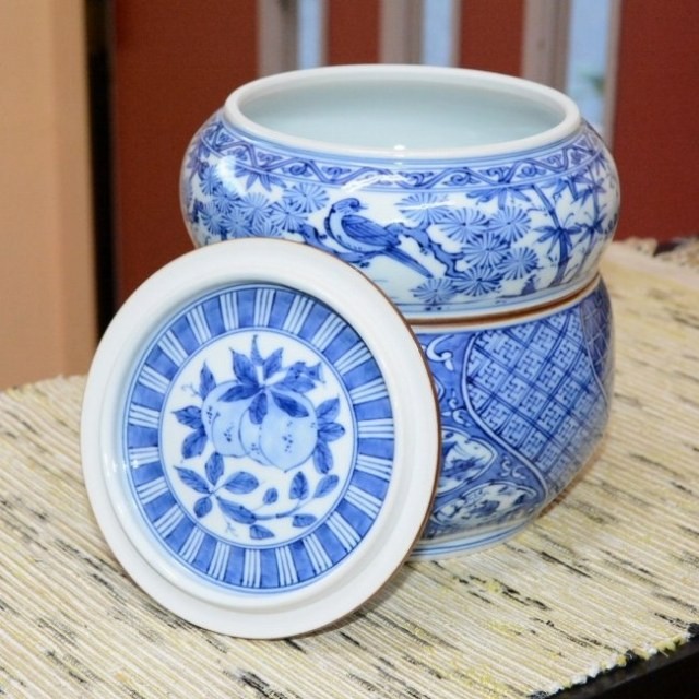 商品詳細｜takano1｜祥瑞瓢形腰捻水指｜茶道具｜染付｜43200円｜[京焼