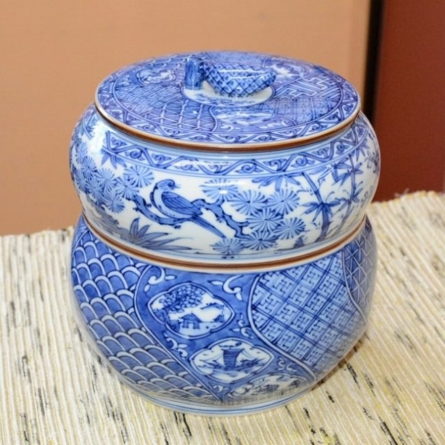 商品詳細｜takano1｜祥瑞瓢形腰捻水指｜茶道具｜染付｜43200円｜[京焼