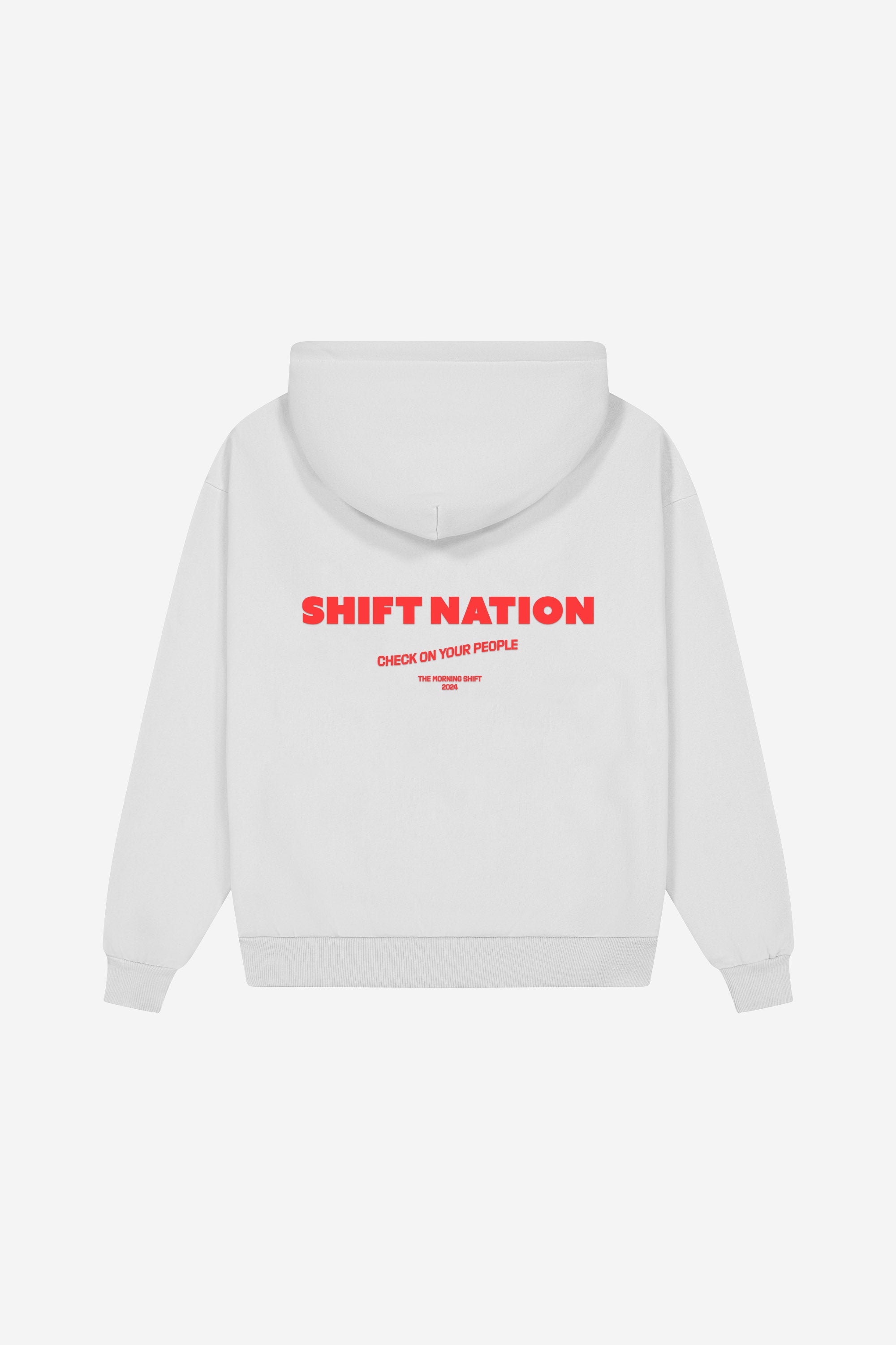 TMS SUMMER HOODIE | White Marl – YOUKNOW. CLOTHING