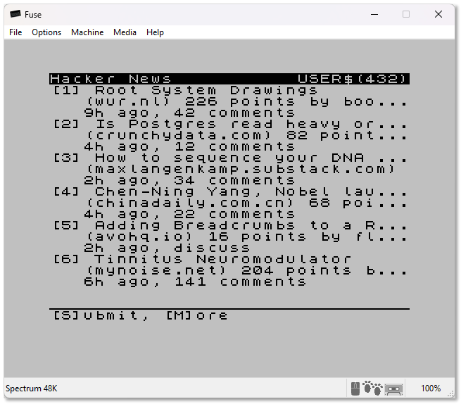 Old Computer Challenge - Modern web for the ZX Spectrum - 0x00