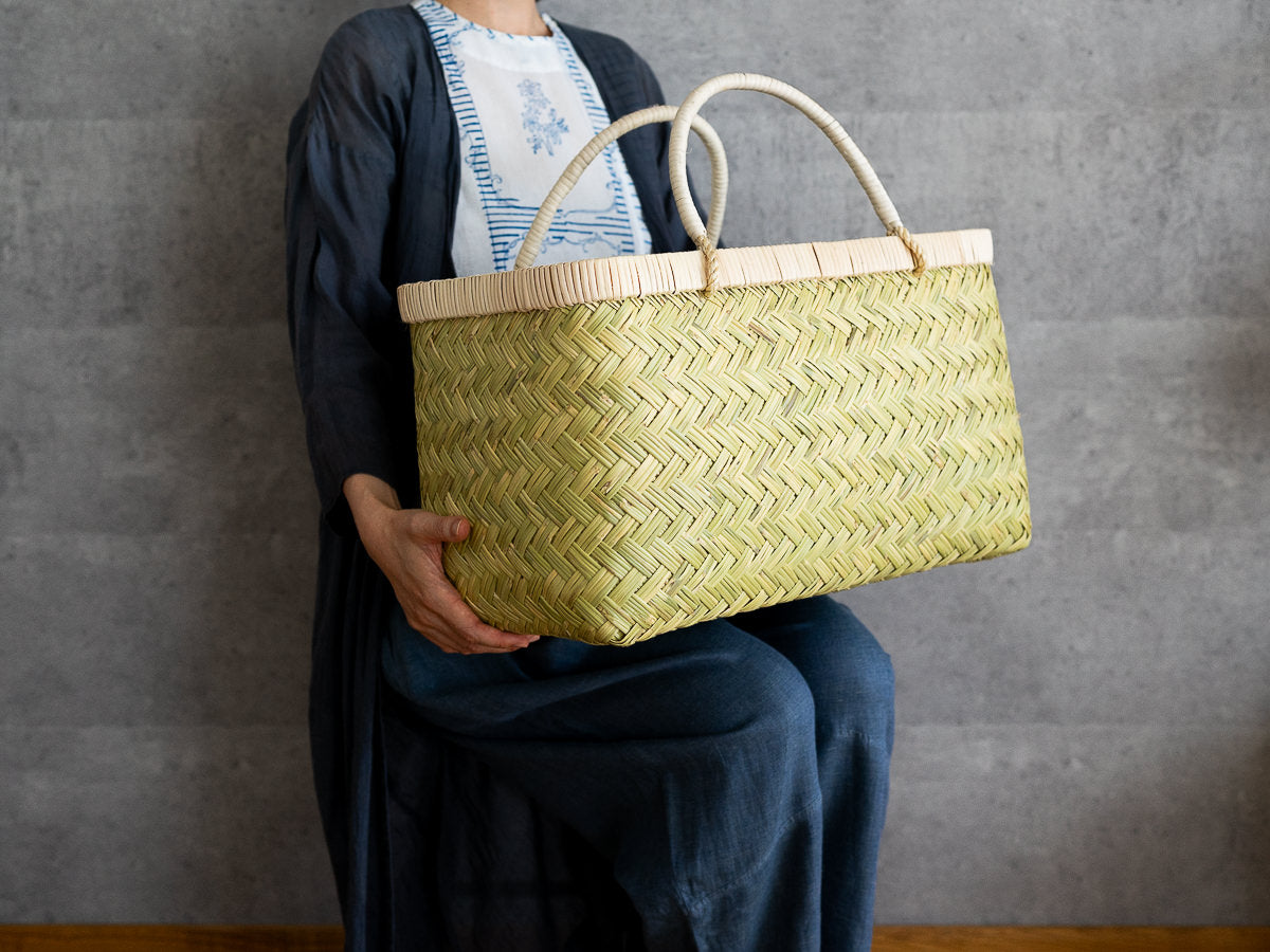 丈夫で使いやすい すず竹の市場かご – 市川籠店 | 1basketry