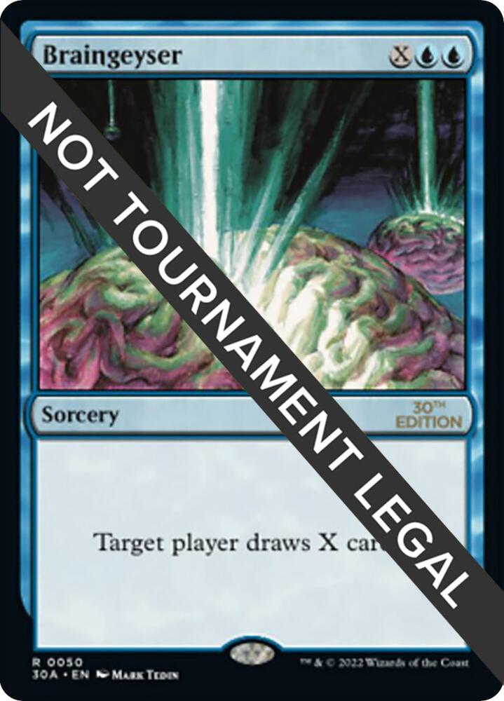 Braingeyser - 30th Anniversary Edition - Magic: The Gathering